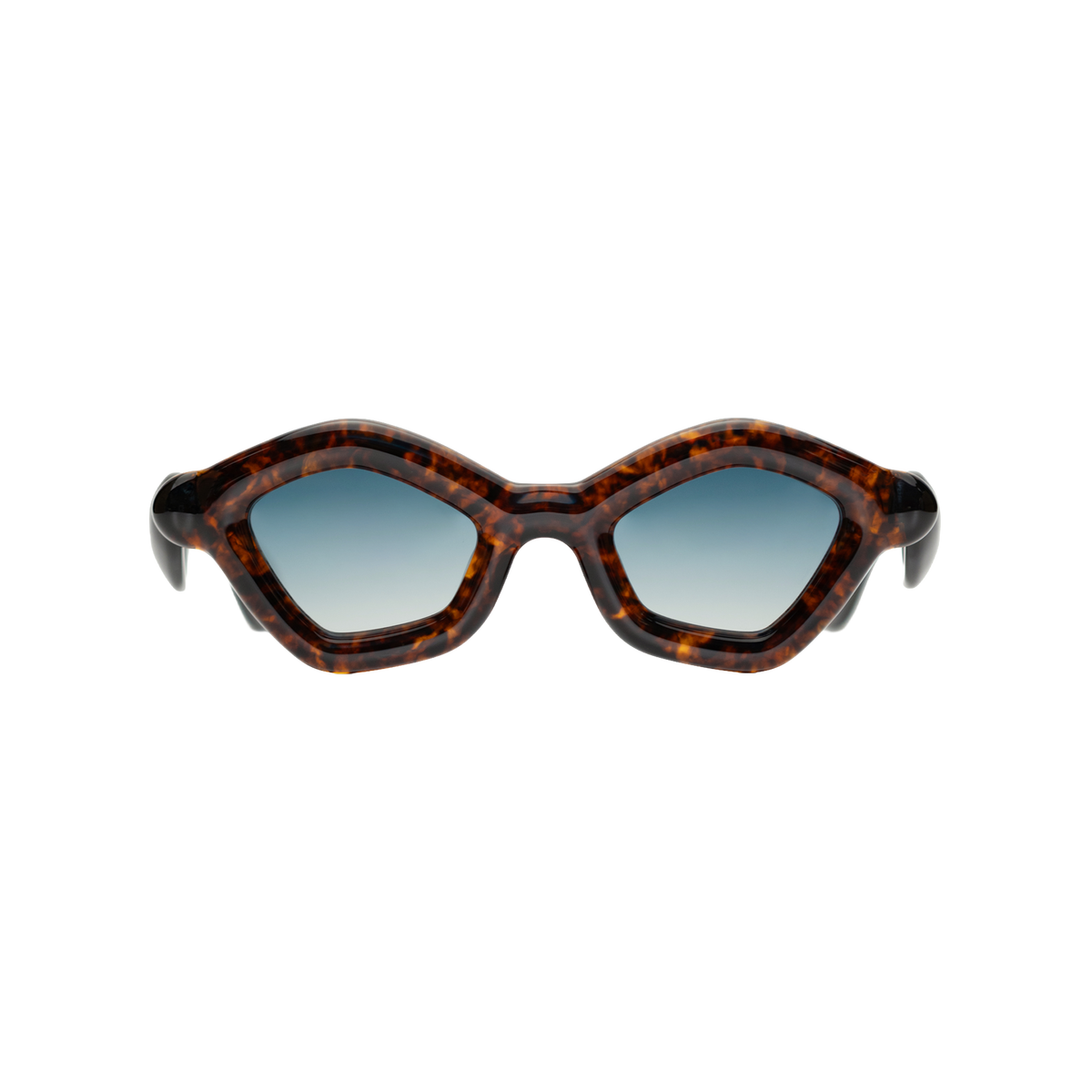 Pebble Crystal Toffee Dx - Tortoise / Blue