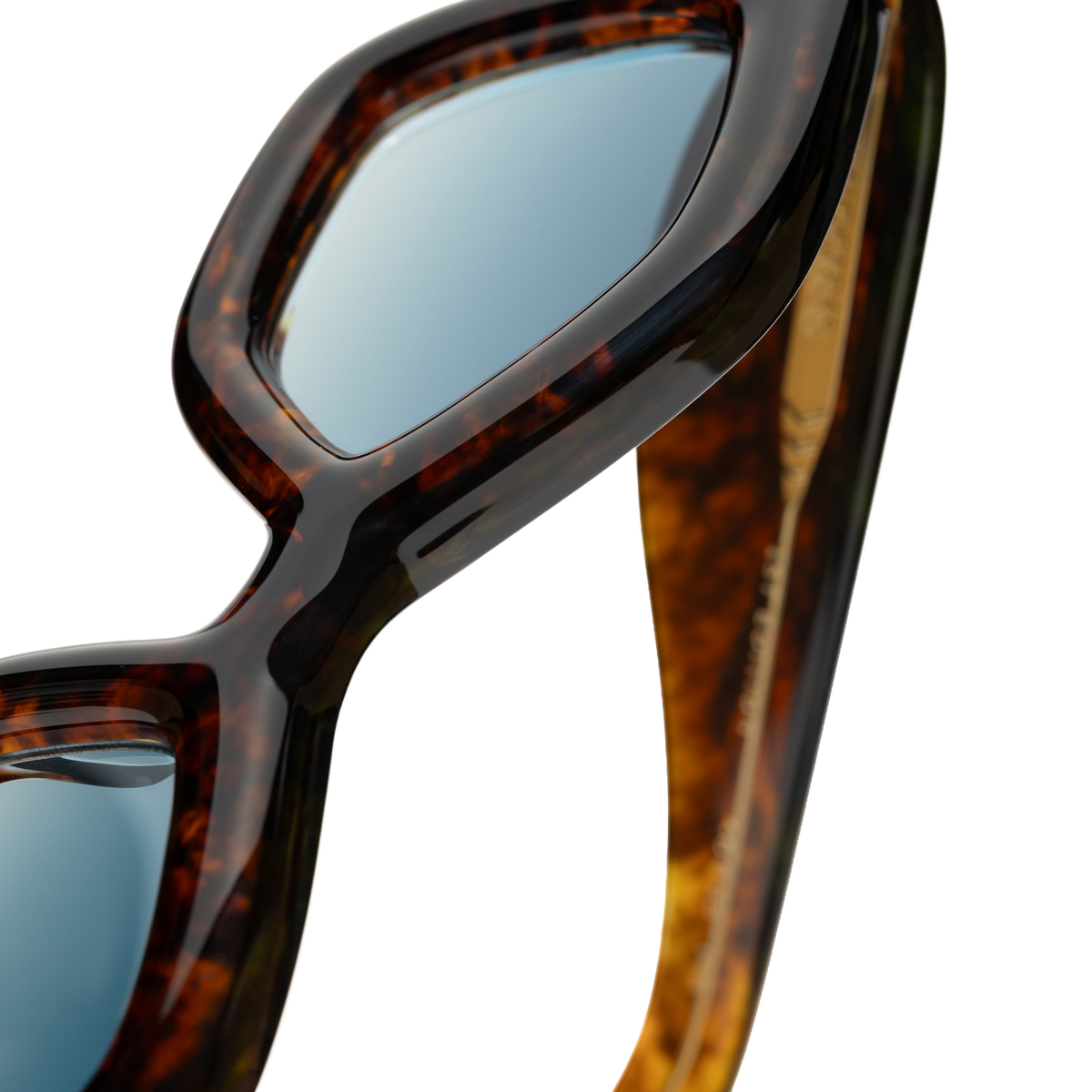 Pebble Crystal Toffee Dx - Tortoise / Blue