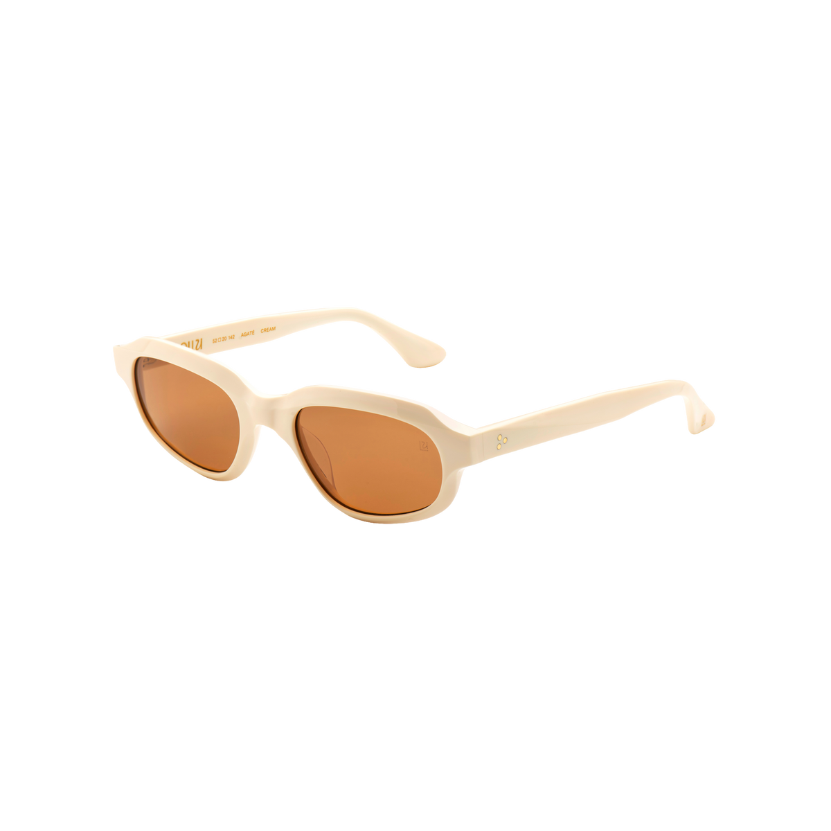 Agate - White / Orange