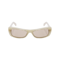 Capri - White / Light Brown
