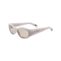 Ovalo - White / Light Brown