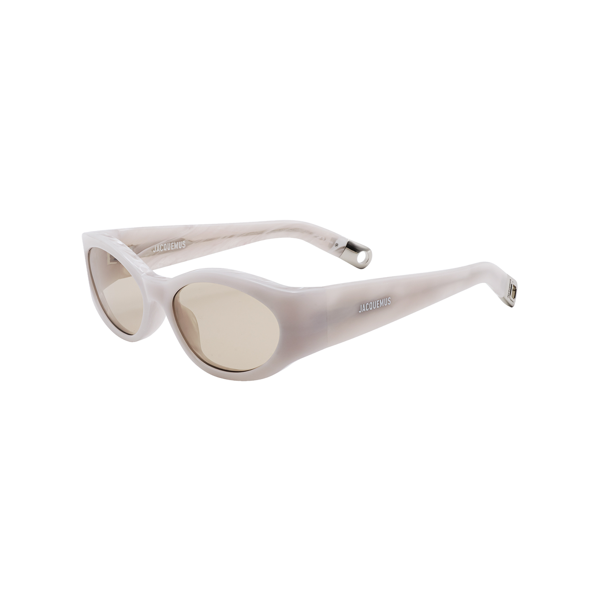 Ovalo - White / Light Brown