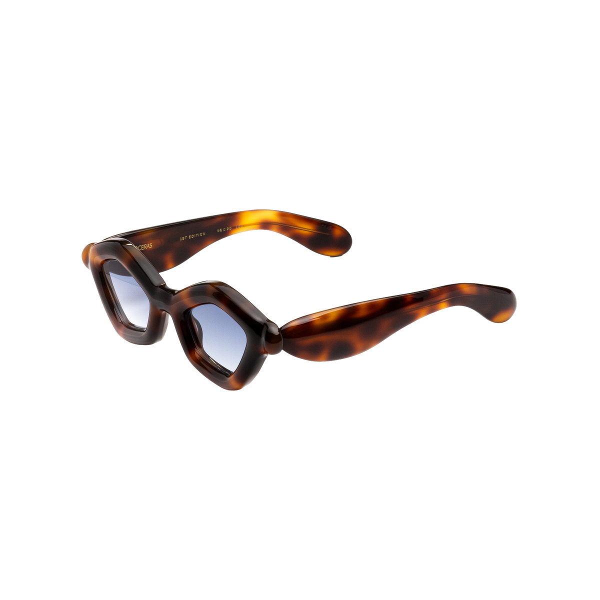 Pebble Havana Gold DX - Tortoise / Blue