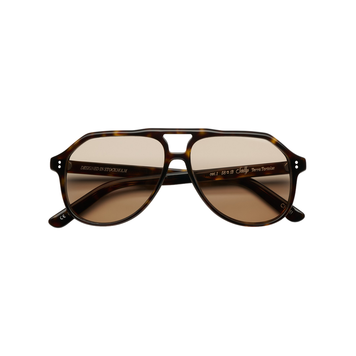 Sally - Tortoise / Light Brown